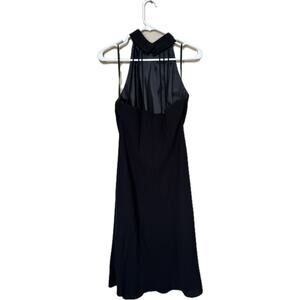 Vintage Evan Piccone Black High Neck cocktail dress -size 12